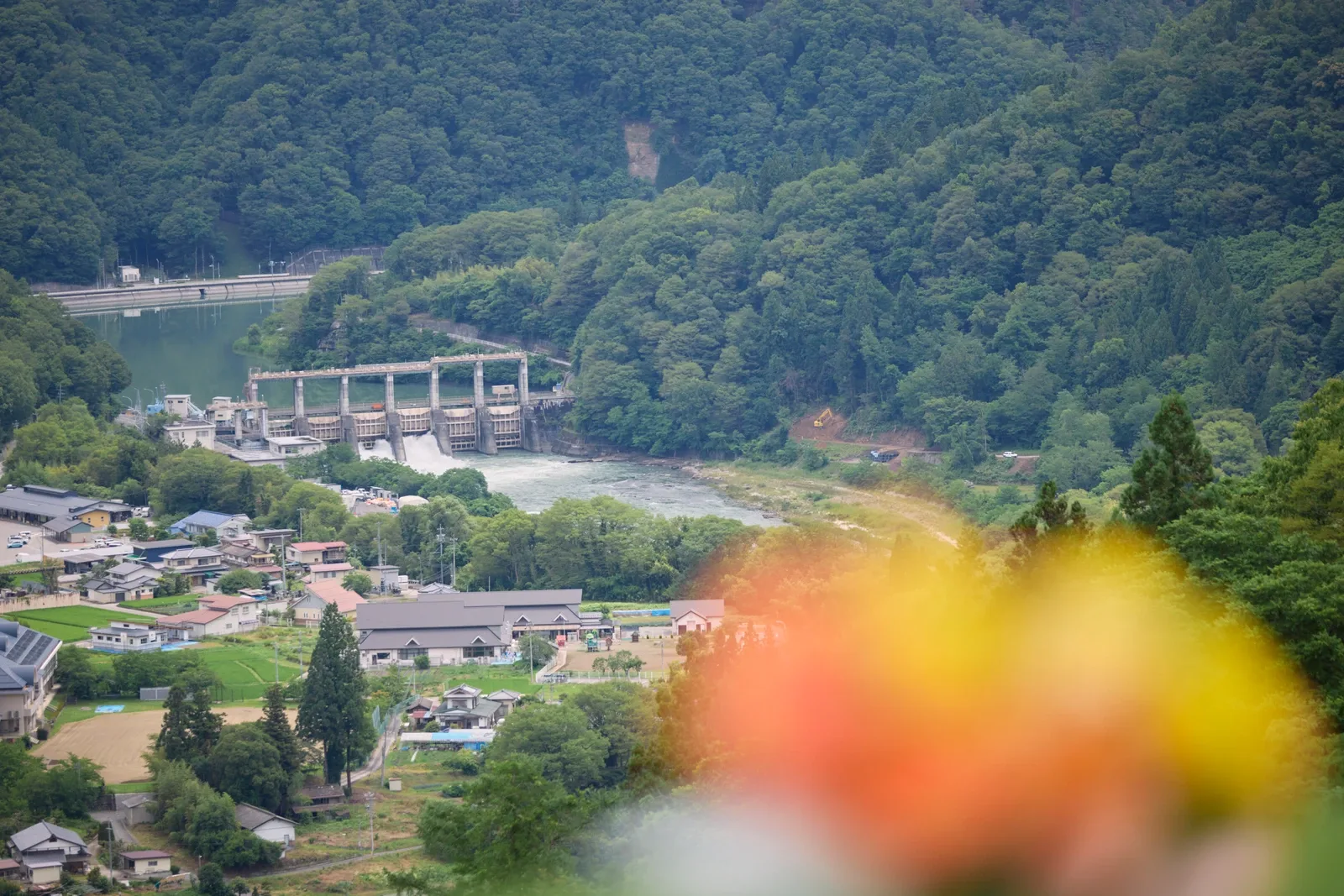 水力発電の堰堤